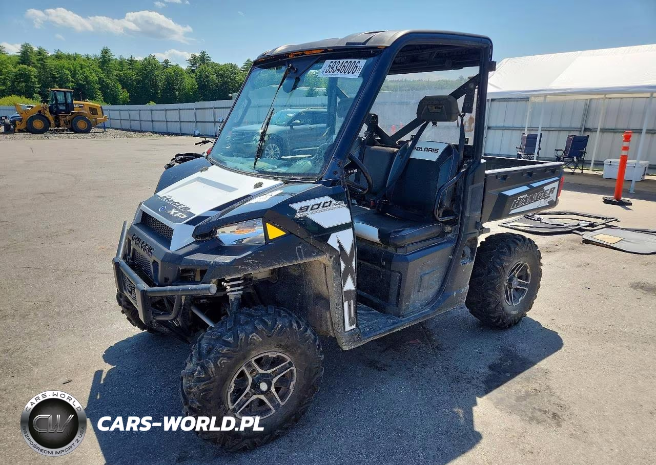 2015 Polaris Ranger 900 Utility Vehicle VIN:3NSRTE87XFG499485 - 2