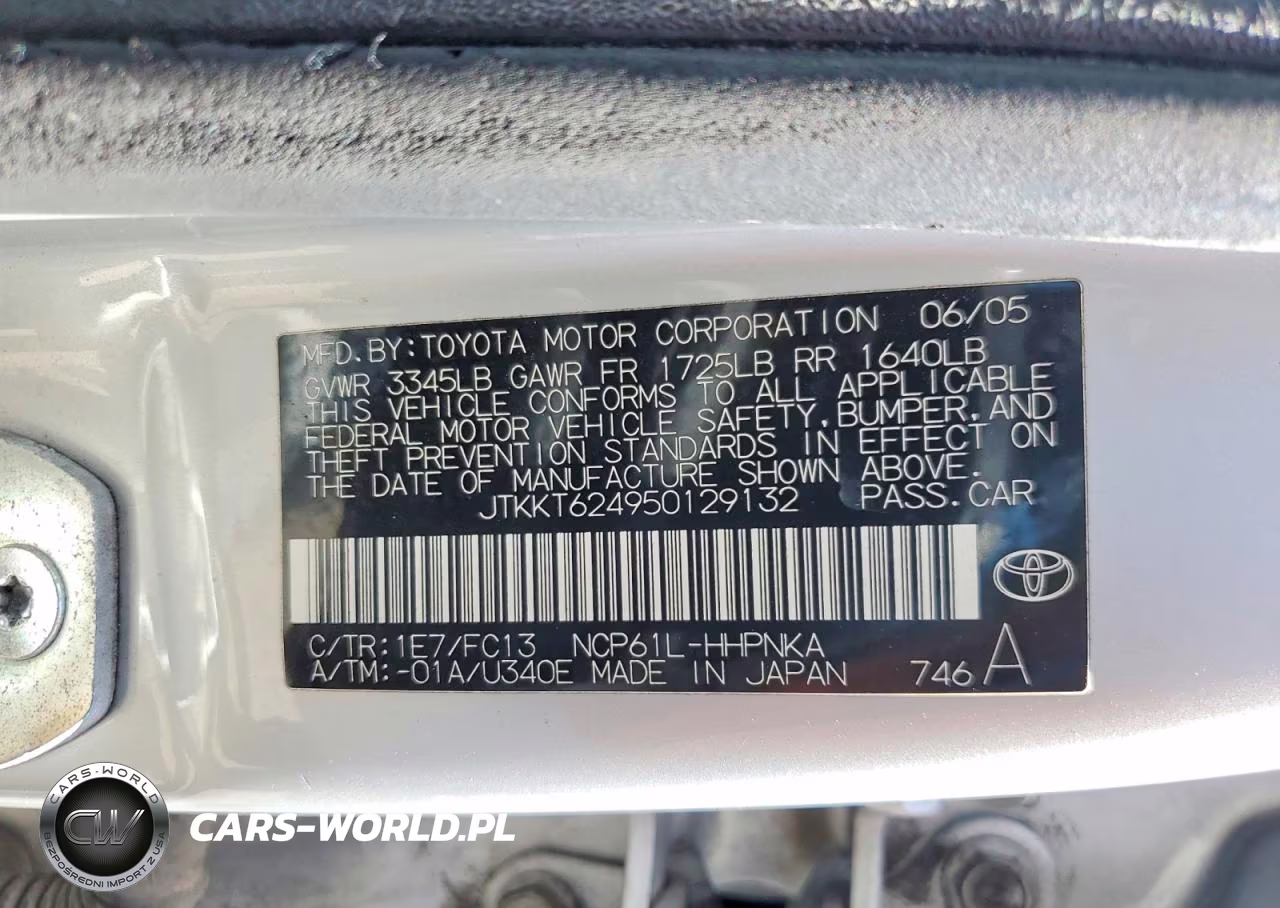 2005 Scion Xa Base VIN:JTKKT624950129132 - 12