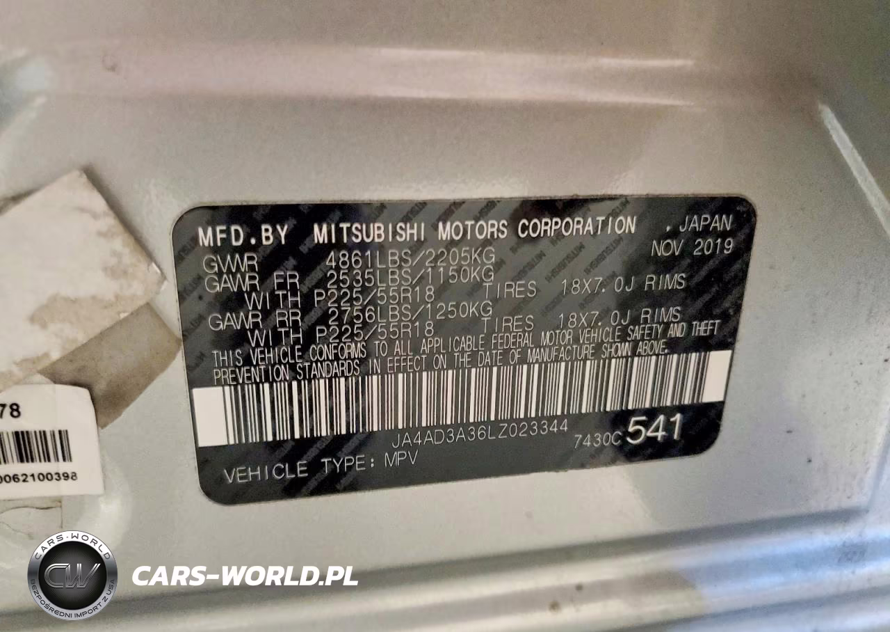 2020 Mitsubishi Outlander Se VIN:JA4AD3A36LZ023344 - 13