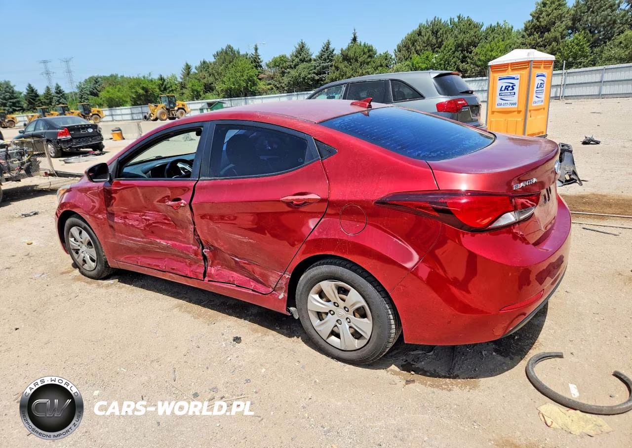 2016 Hyundai Elantra Se VIN:5NPDH4AE3GH757936 - 2