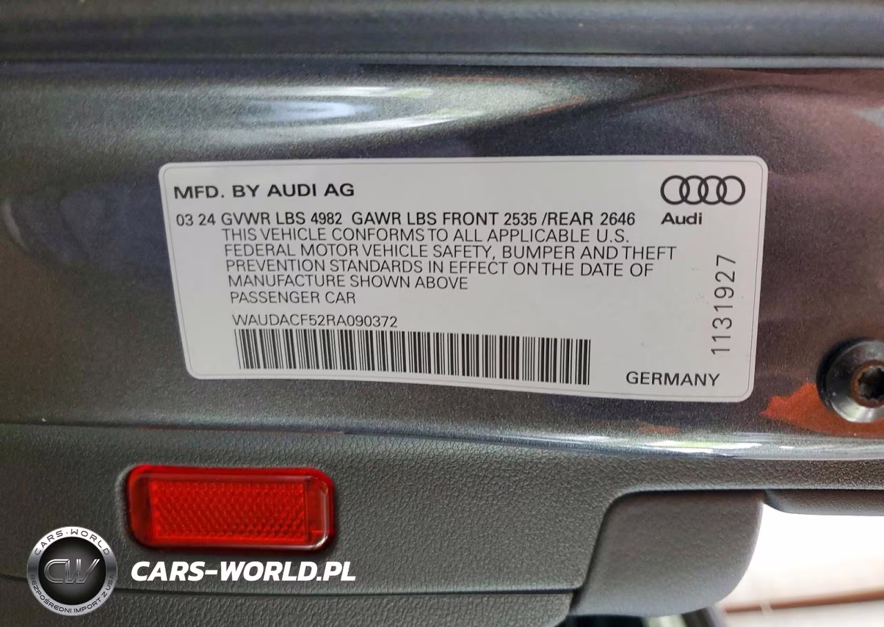 2024 Audi A5 Premium 45 VIN:WAUDACF52RA090372 - 13