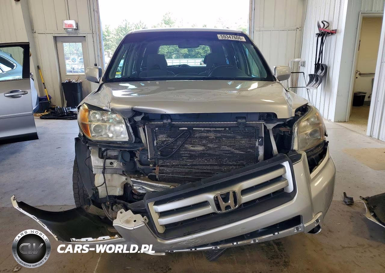 2006 Honda Pilot Ex VIN:2HKYF18486H523101 - 5