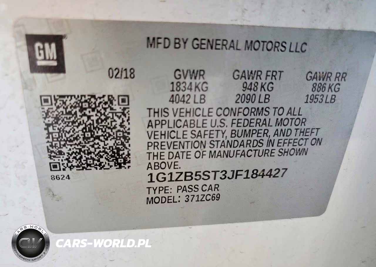 2018 Chevrolet Malibu Ls VIN:1G1ZB5ST3JF184427 - 12