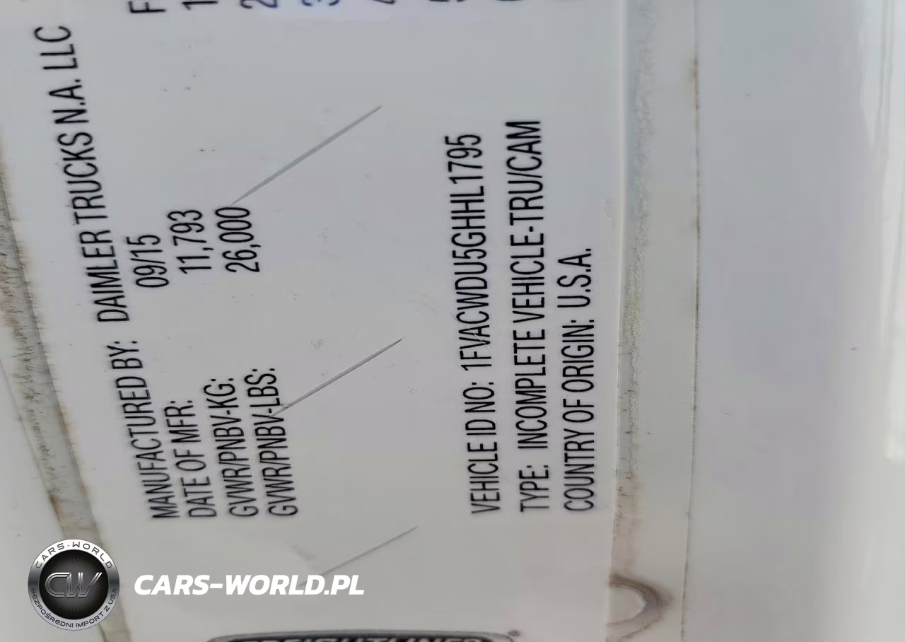 2016 Freightliner Business Class M2 Box Truck VIN:1FVACWDU5GHHL1795 - 10