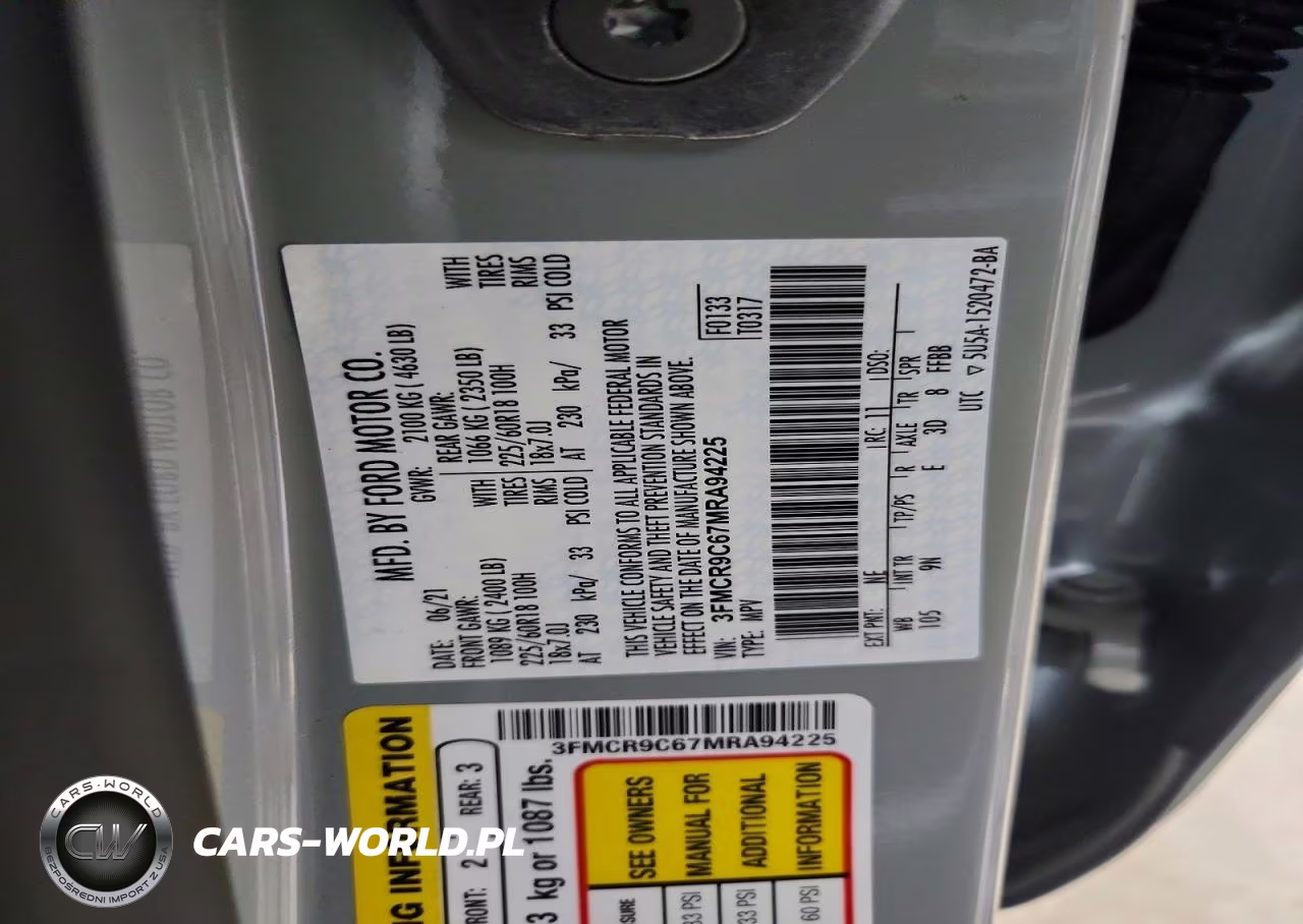2021 Ford Bronco Sport Outer Banks VIN:3FMCR9C67MRA94225 - 14