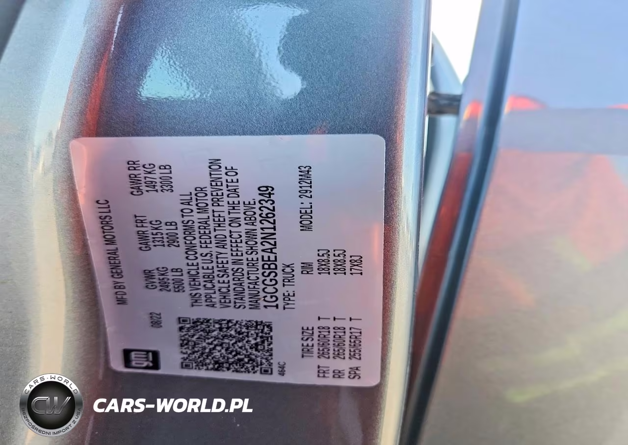 2022 Chevrolet Colorado VIN:1GCGSBEA2N1262349 - 13
