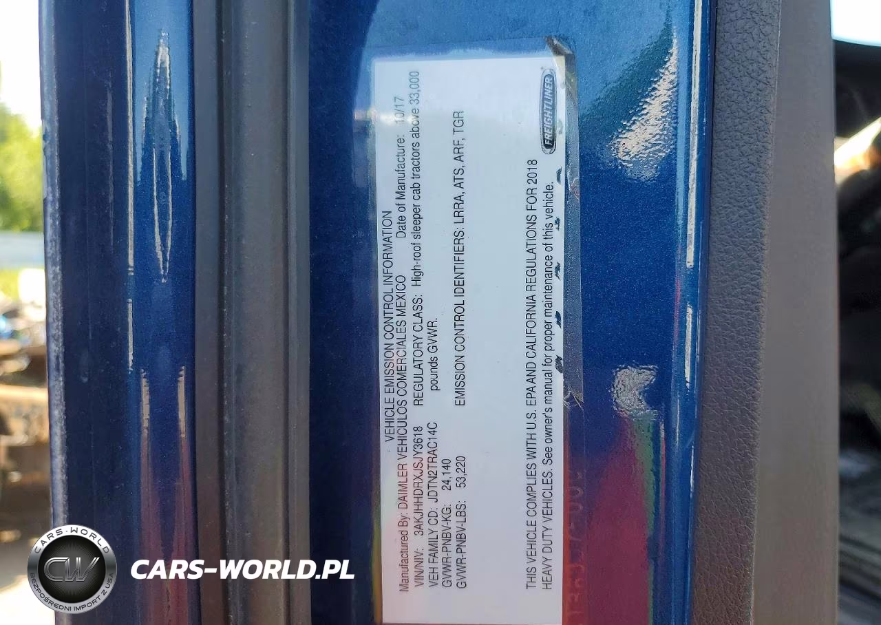 2018 Freightliner Cascadia 126 Semi Truck VIN:3AKJHHDRXJSJY3618 - 13