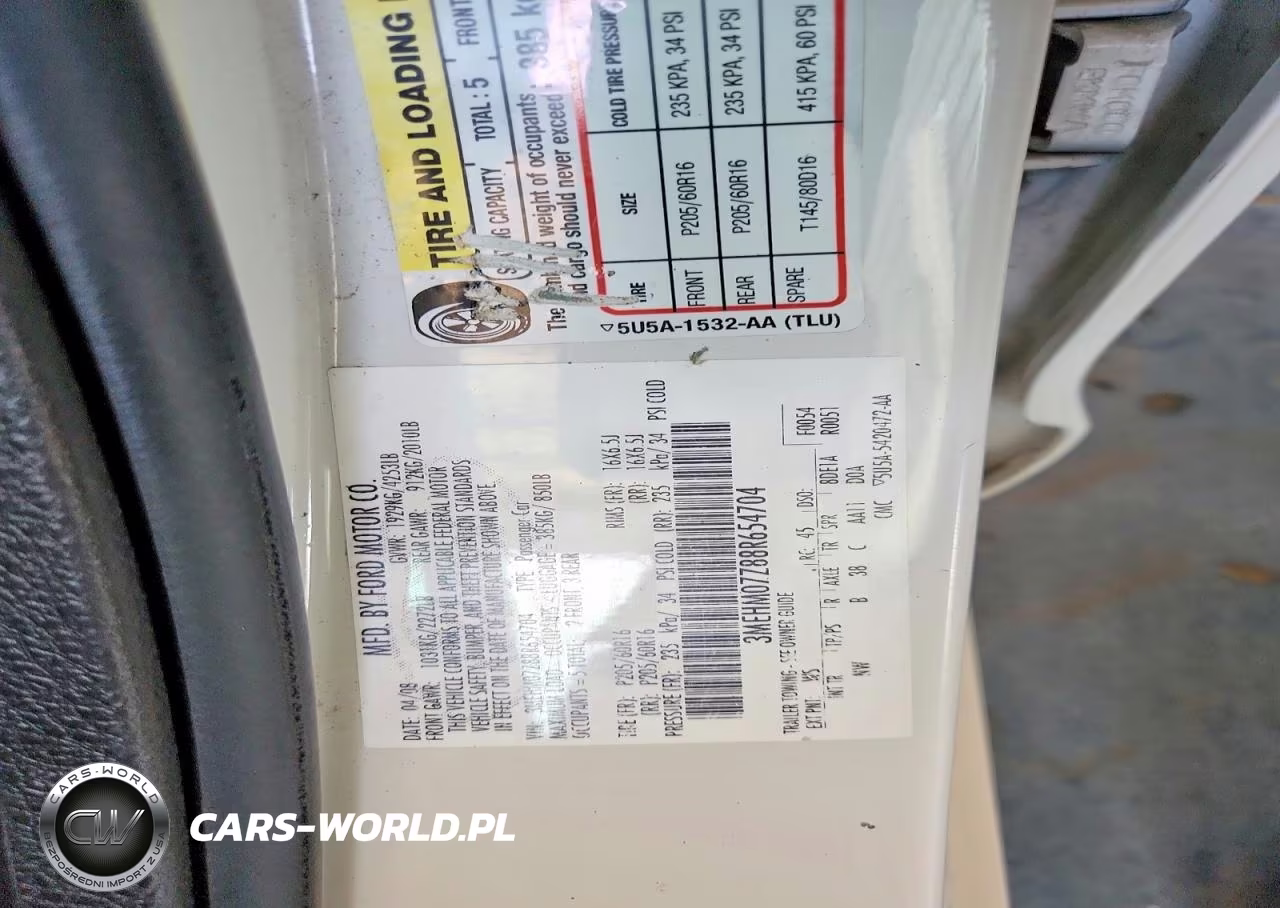 2008 Mercury Milan Premier VIN:3MEHM07Z88R654704 - 12