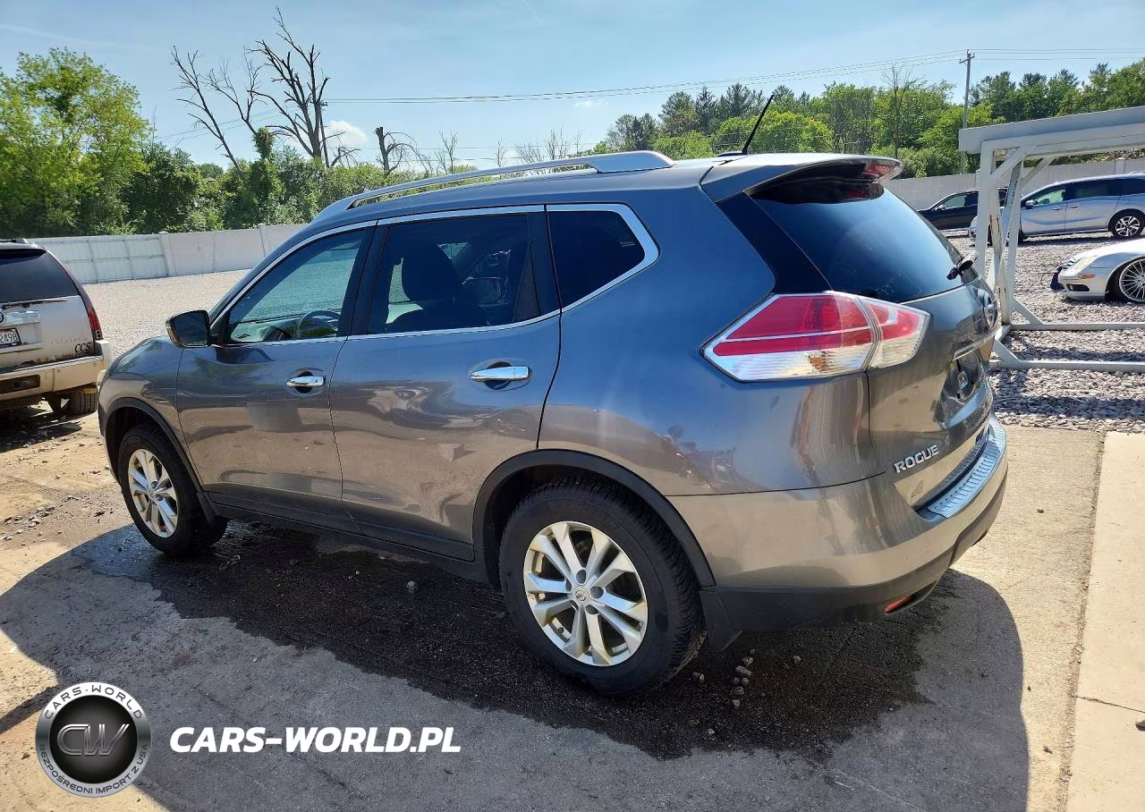 2015 Nissan Rogue Sv VIN:KNMAT2MVXFP508909 - 2