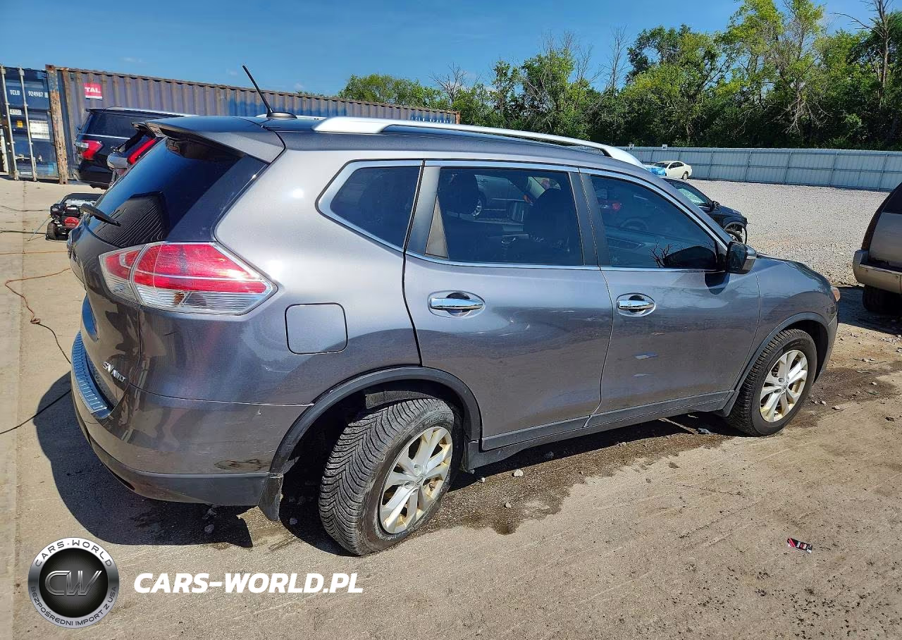 2015 Nissan Rogue Sv VIN:KNMAT2MVXFP508909 - 3