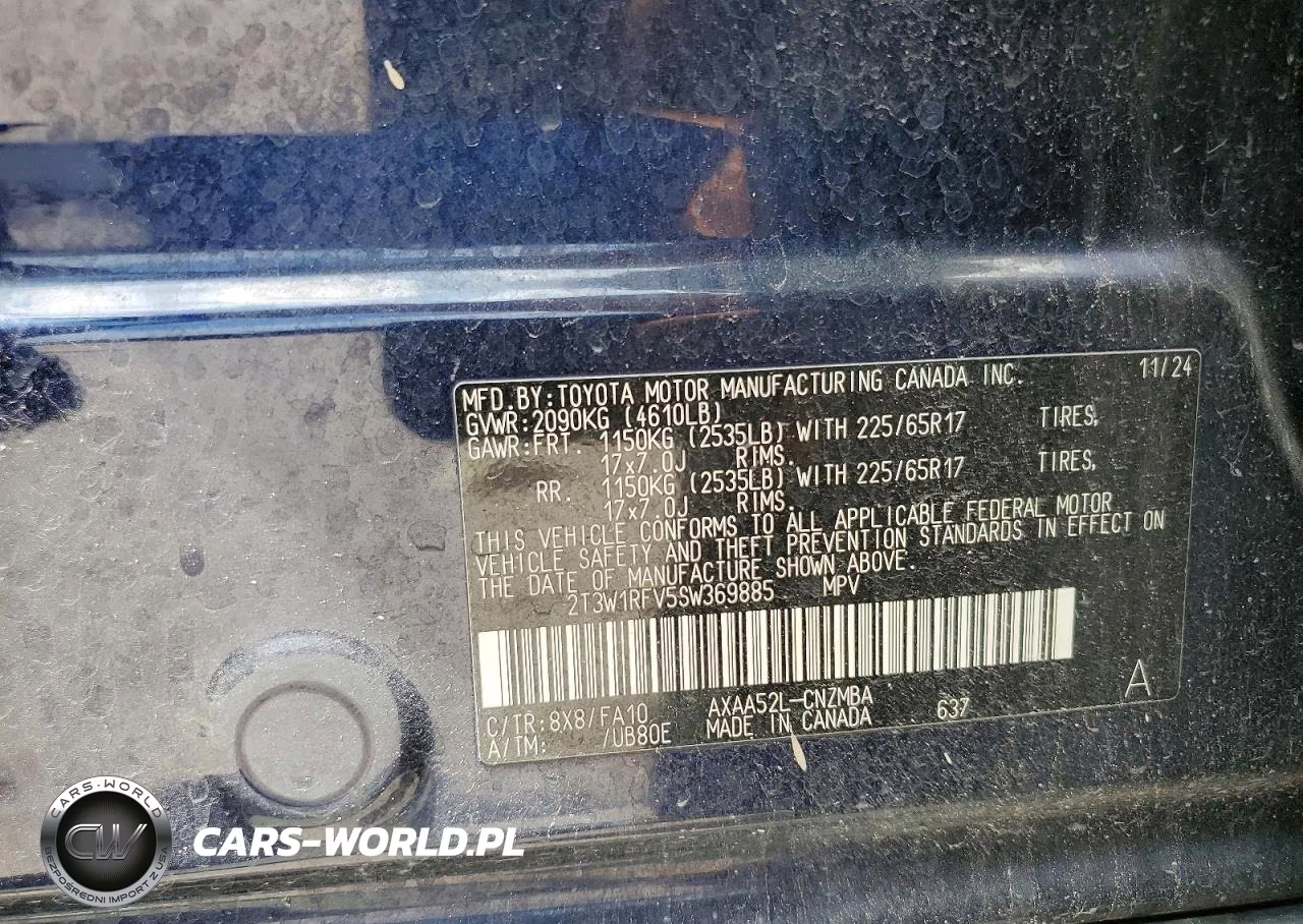 2025 Toyota Rav4 Xle VIN:2T3W1RFV5SW369885 - 14