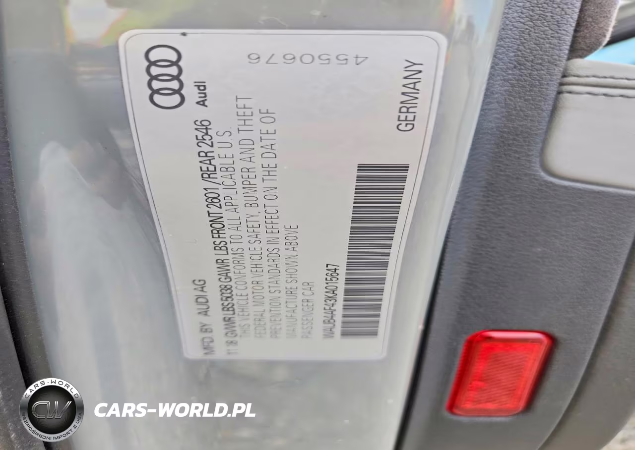 2019 Audi S4 Premium Plus VIN:WAUB4AF43KA015647 - 13