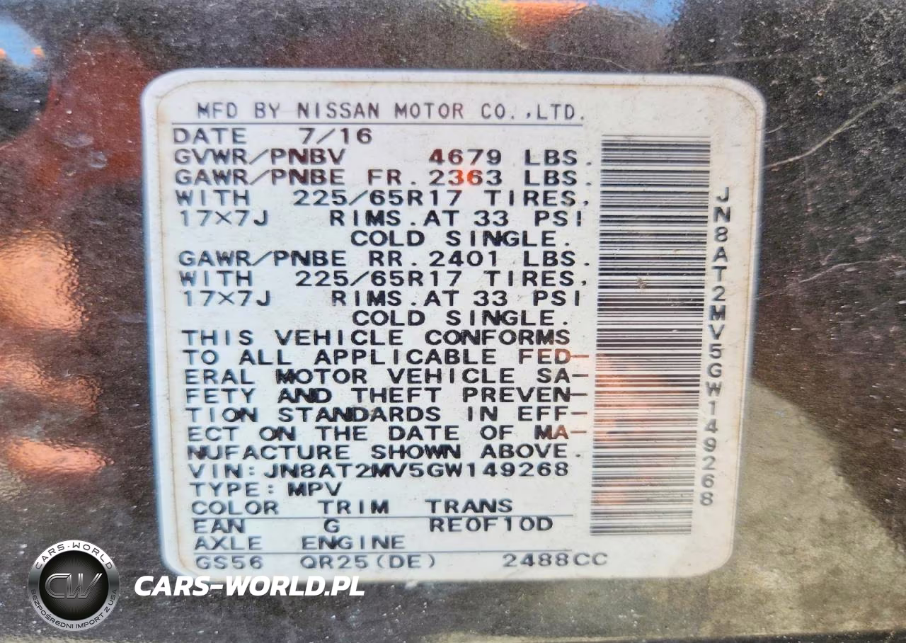 2016 Nissan Rogue S VIN:JN8AT2MV5GW149268 - 12