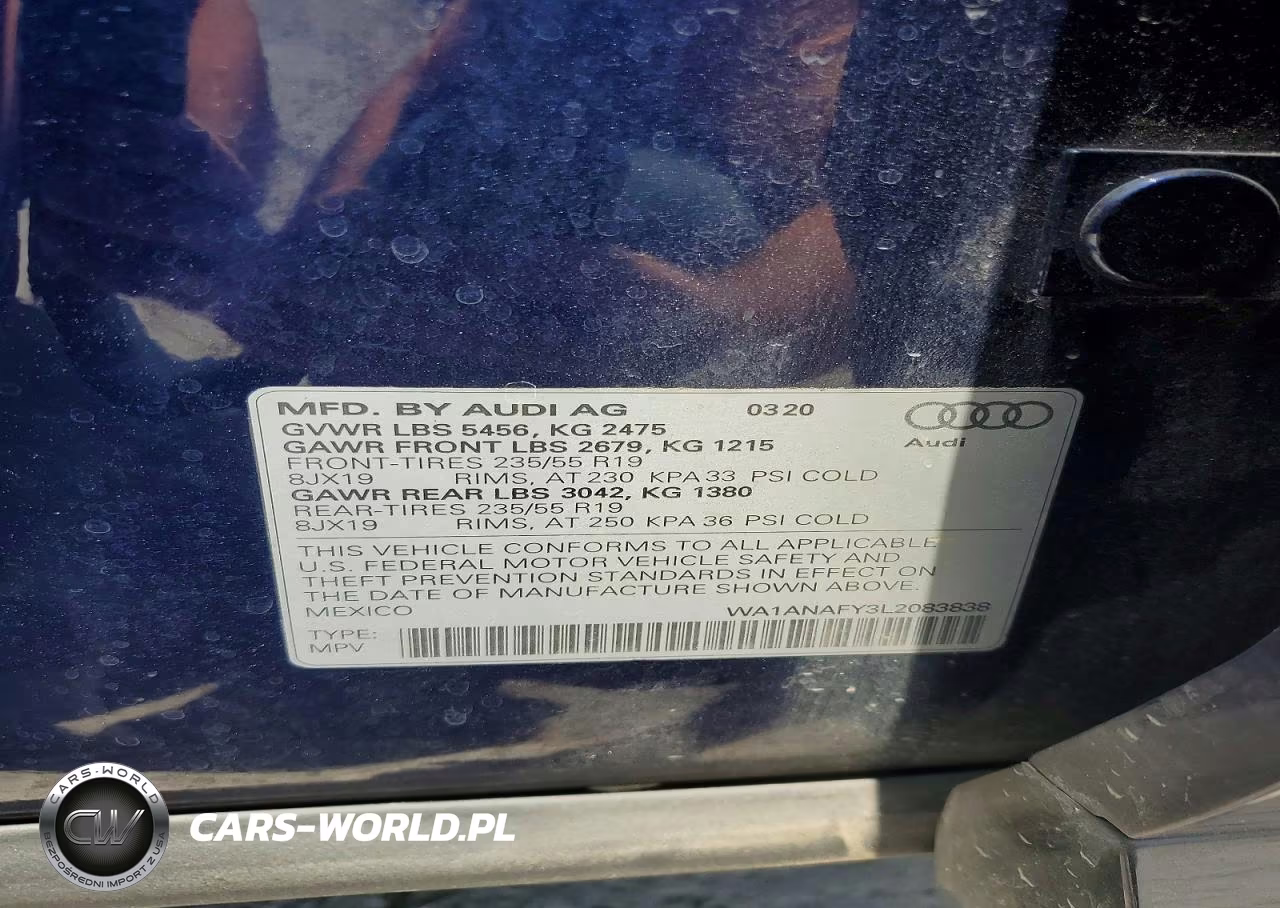 2020 Audi Q5 Premium VIN:WA1ANAFY3L2083838 - 12