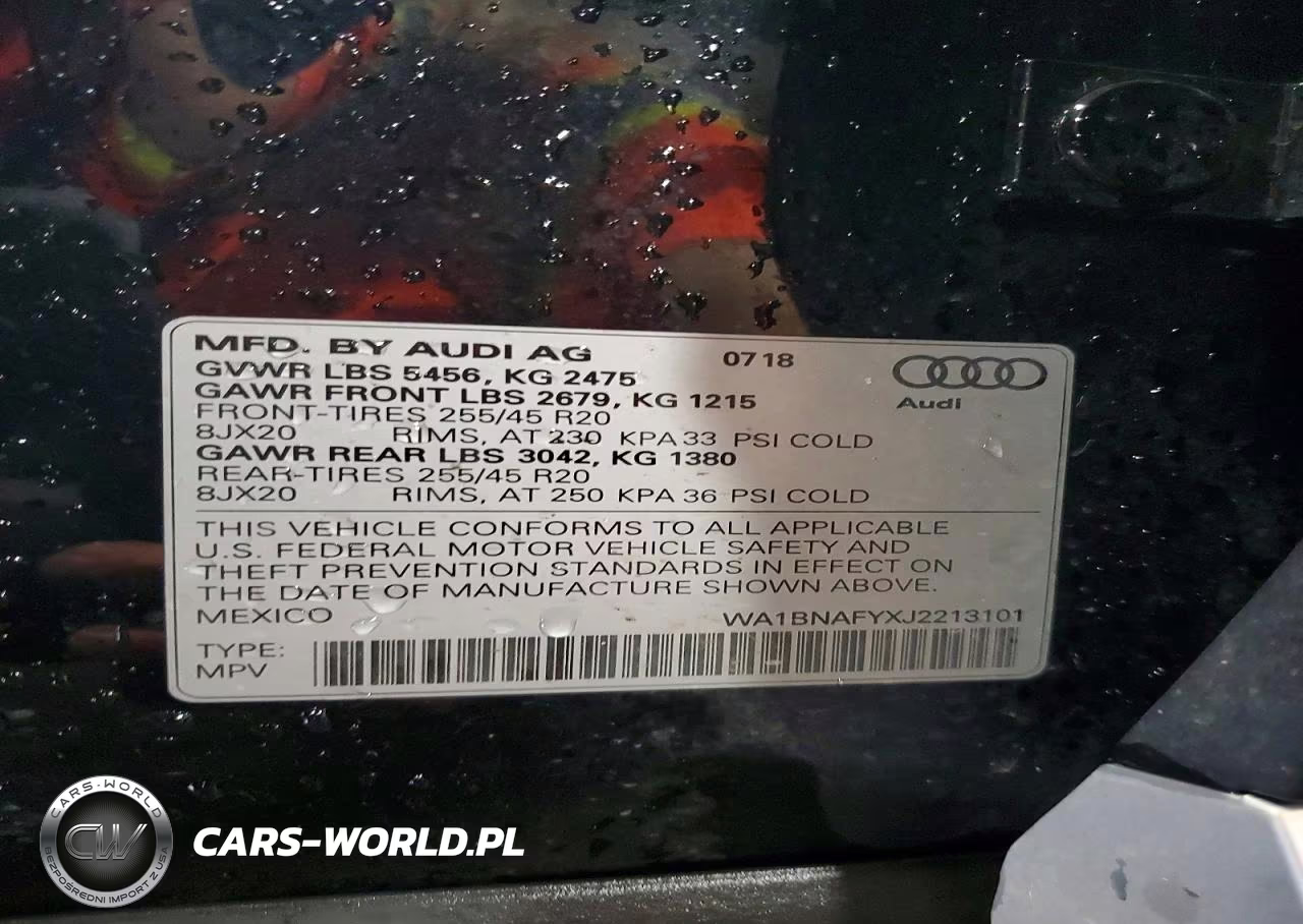 2018 Audi Q5 Premium Plus VIN:WA1BNAFYXJ2213101 - 14