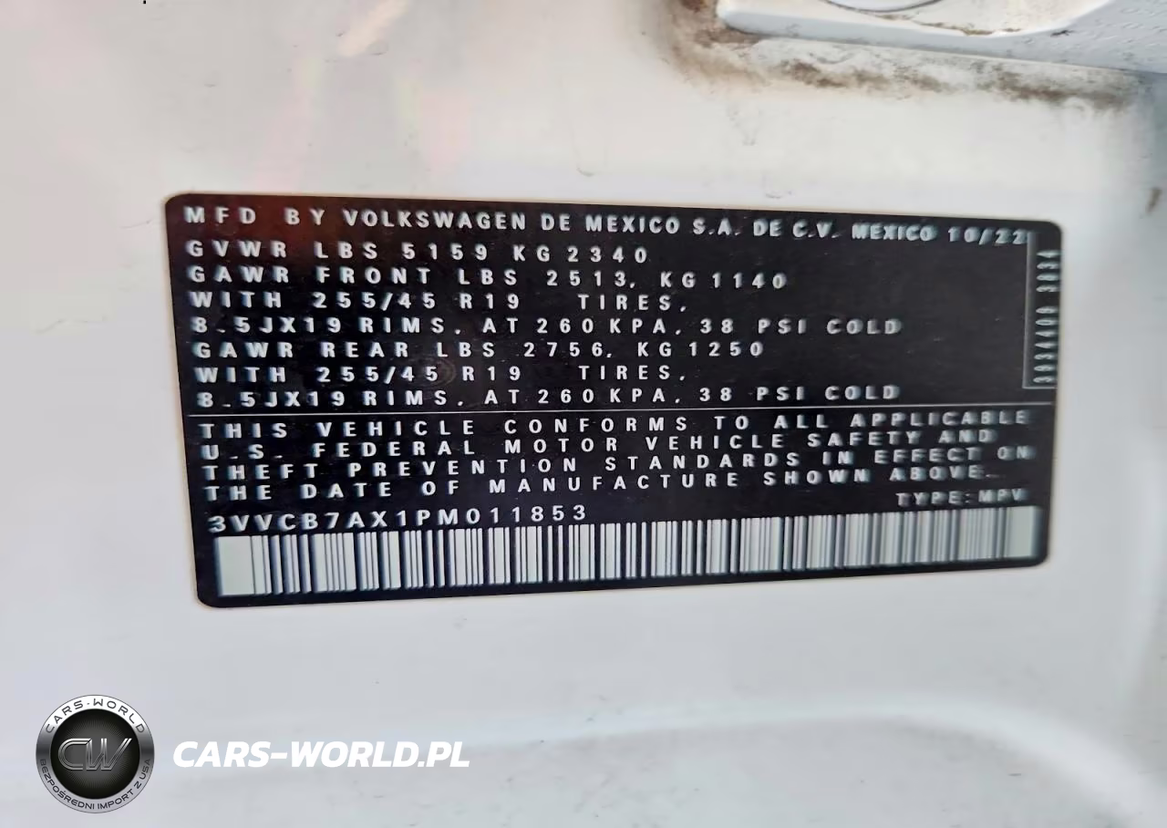 2023 Volkswagen Tiguan Se R-Line Black VIN:3VVCB7AX1PM011853 - 14