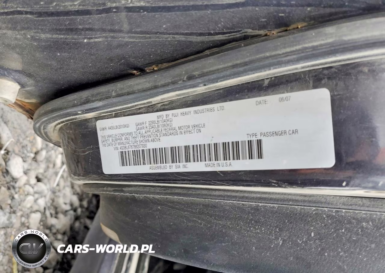 2008 Subaru Legacy Gt Limited VIN:4S3BL676786207930 - 12