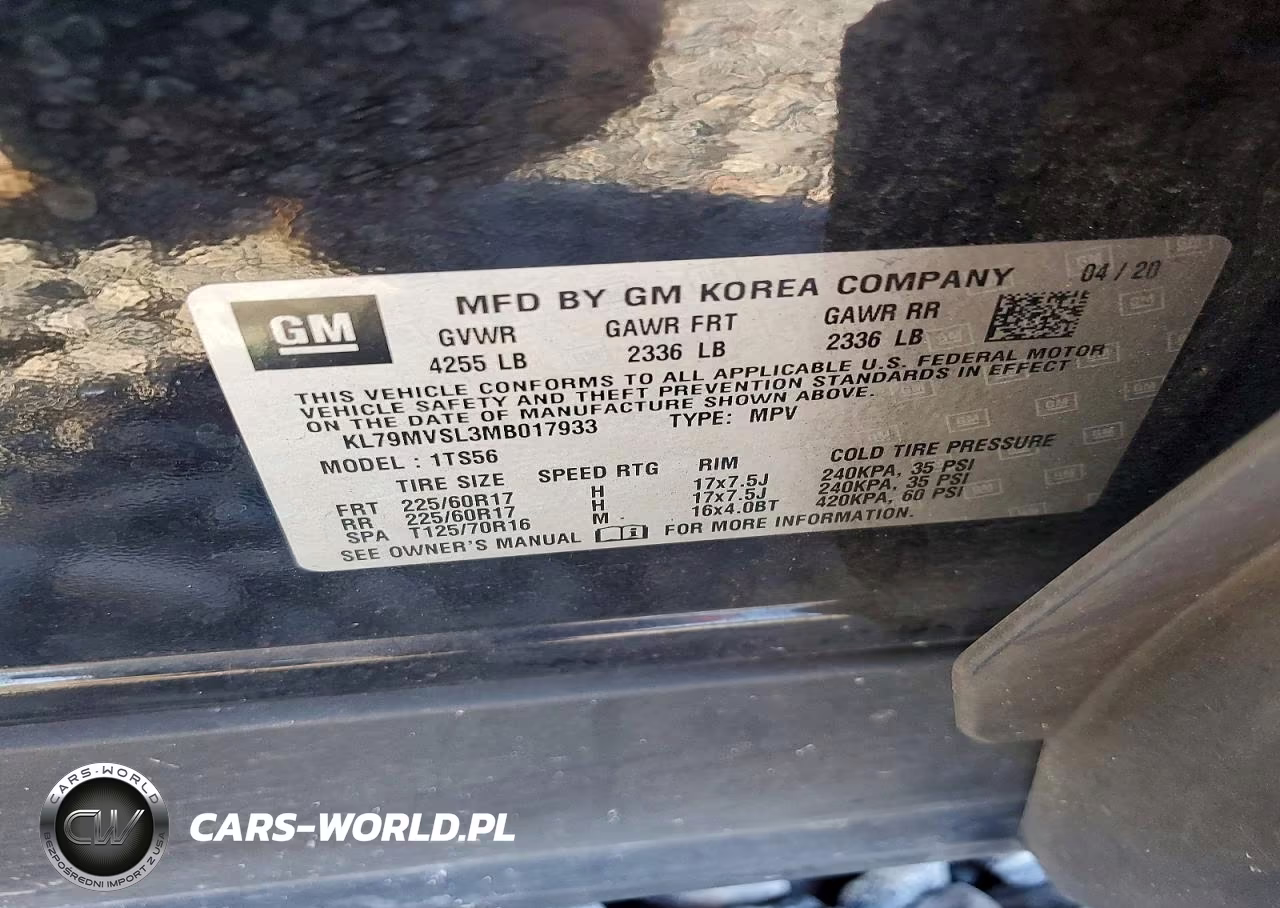 2021 Chevrolet Trailblazer Activ VIN:KL79MVSL3MB017933 - 12