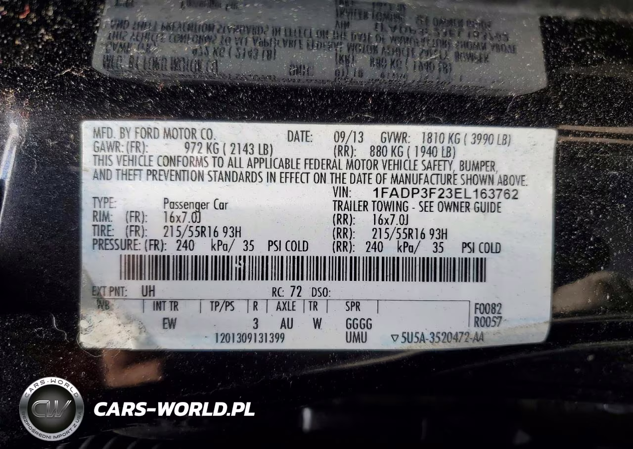 2014 Ford Focus Se VIN:1FADP3F23EL163762 - 12