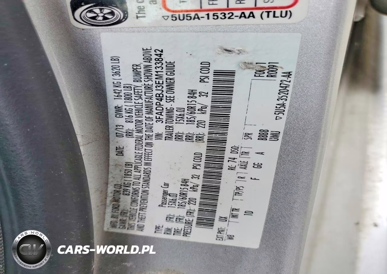 2014 Ford Fiesta Se VIN:3FADP4BJ3EM133842 - 12