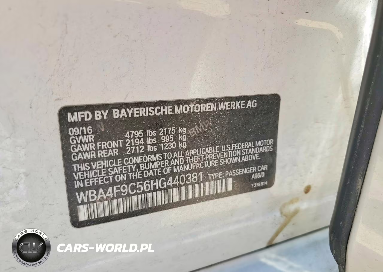 2017 BMW 430Xi VIN:WBA4F9C56HG440381 - 12