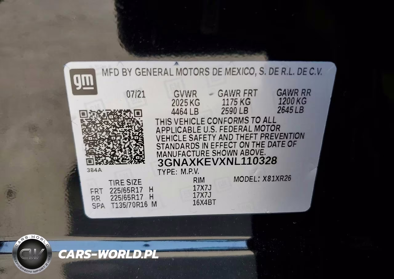 2022 Chevrolet Equinox Lt VIN:3GNAXKEVXNL110328 - 13