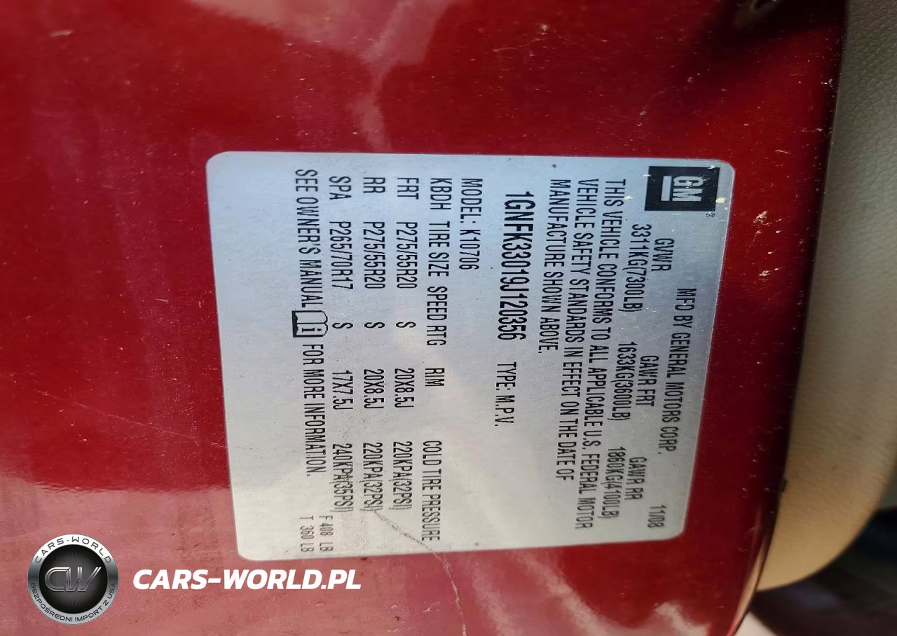 2009 Chevrolet Tahoe K1500 Ltz VIN:1GNFK33019J120356 - 13