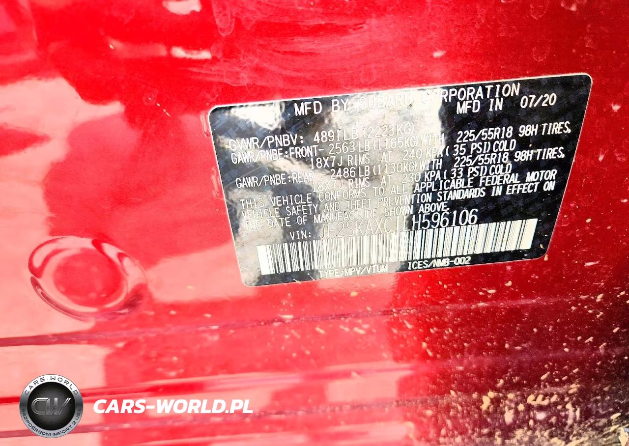 2020 Subaru Forester Touring VIN:JF2SKAXC1LH596106 - 13