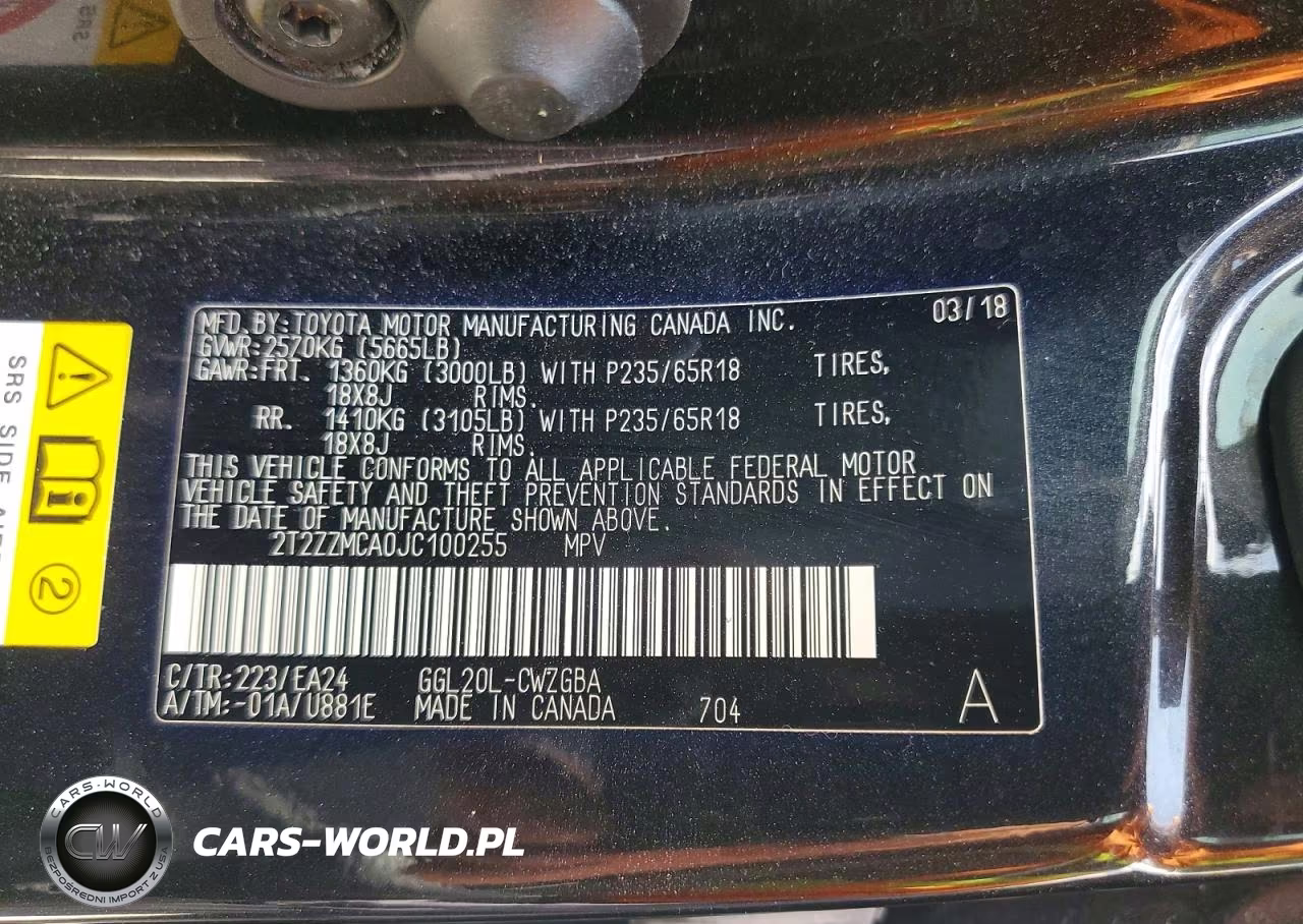 2018 Lexus Rx 350 Base VIN:2T2ZZMCA0JC100255 - 13