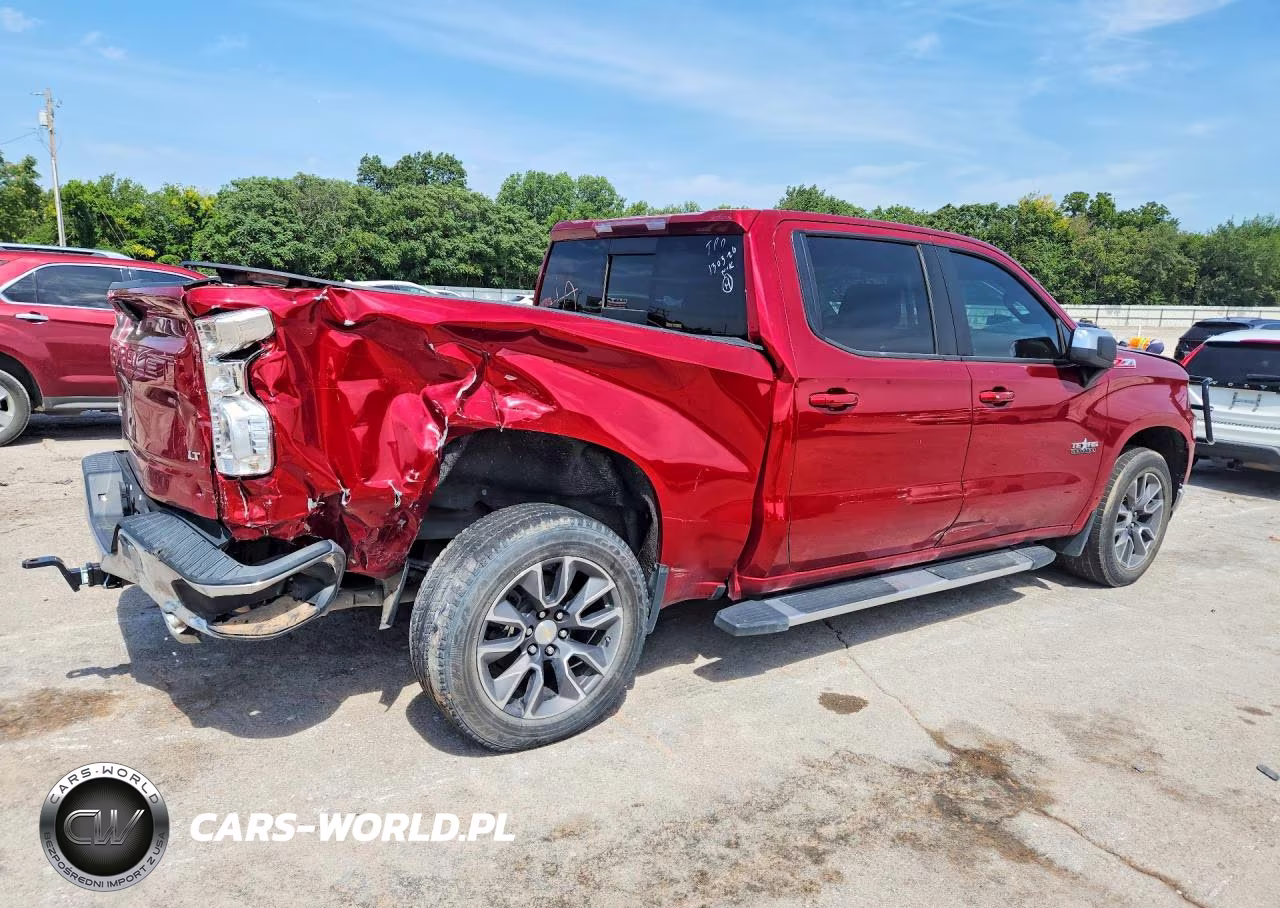2021 Chevrolet Silverado K1500 Lt VIN:3GCUYDET7MG351302 - 3