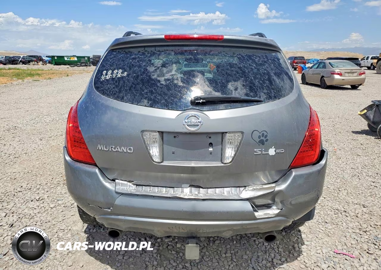 2006 Nissan Murano S VIN:JN8AZ08W06W528568 - 6