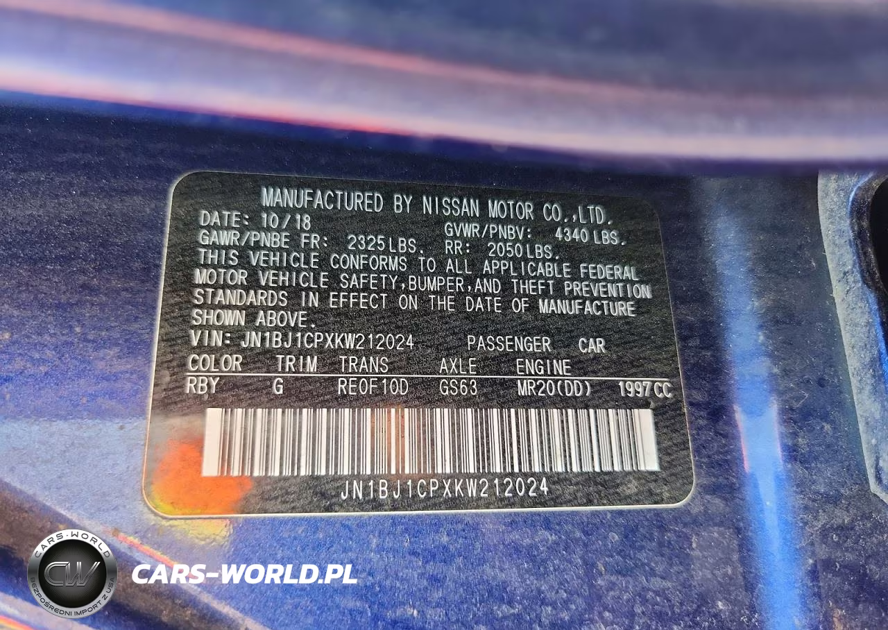 2019 Nissan Rogue Sport S VIN:JN1BJ1CPXKW212024 - 13