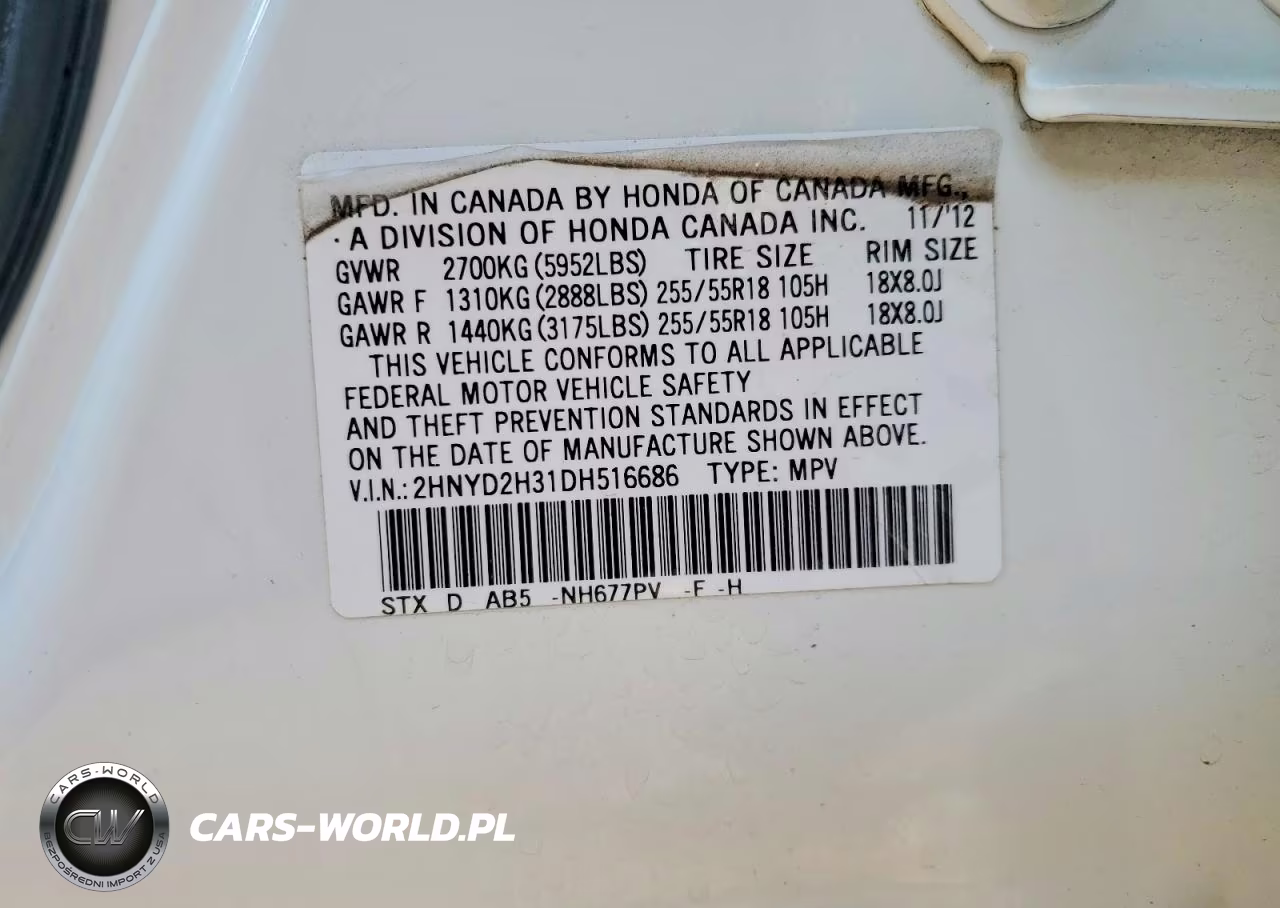 2013 Acura Mdx Technology VIN:2HNYD2H31DH516686 - 12