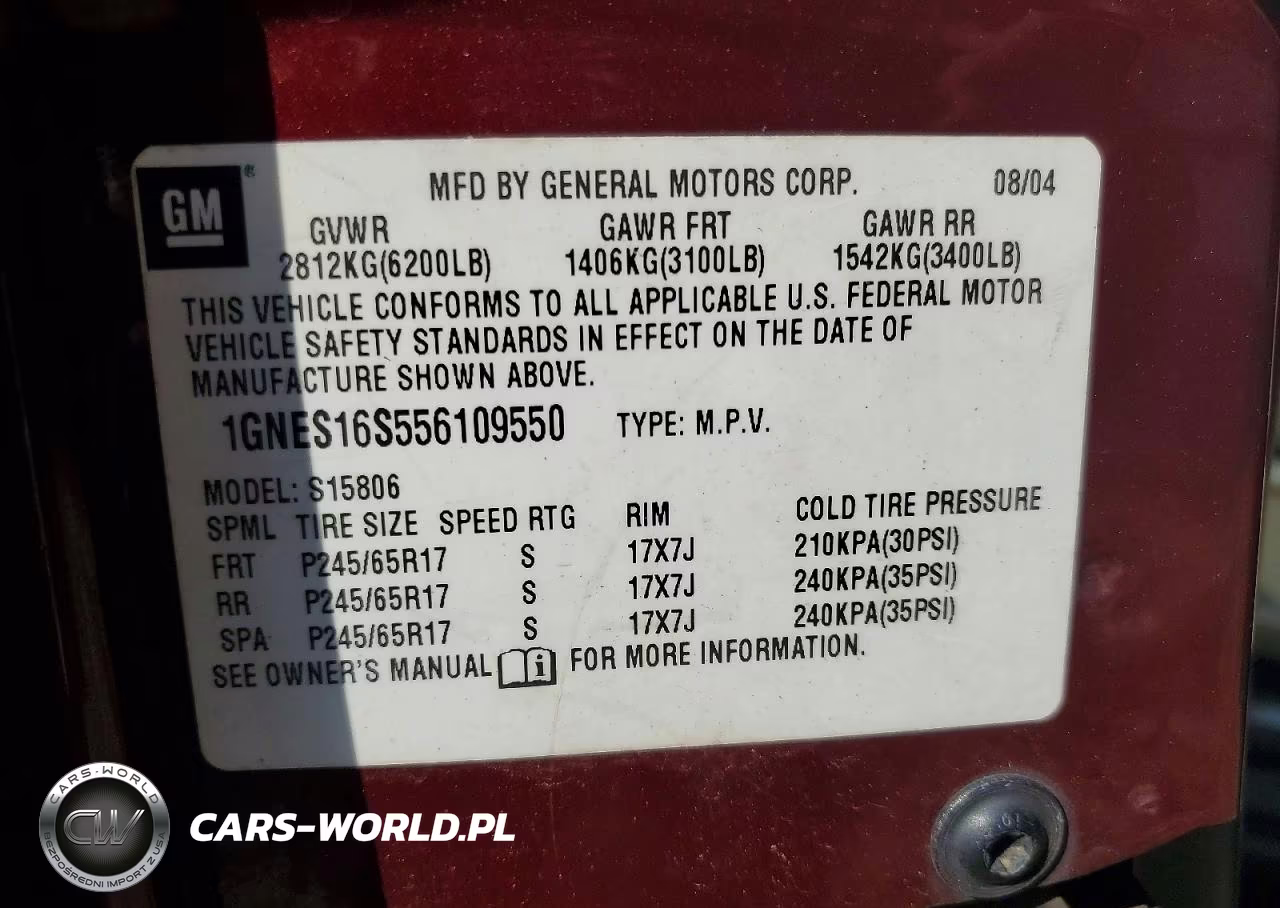 2005 Chevrolet Trailblazer Ext Ls-Ext Lt VIN:1GNES16S556109550 - 14