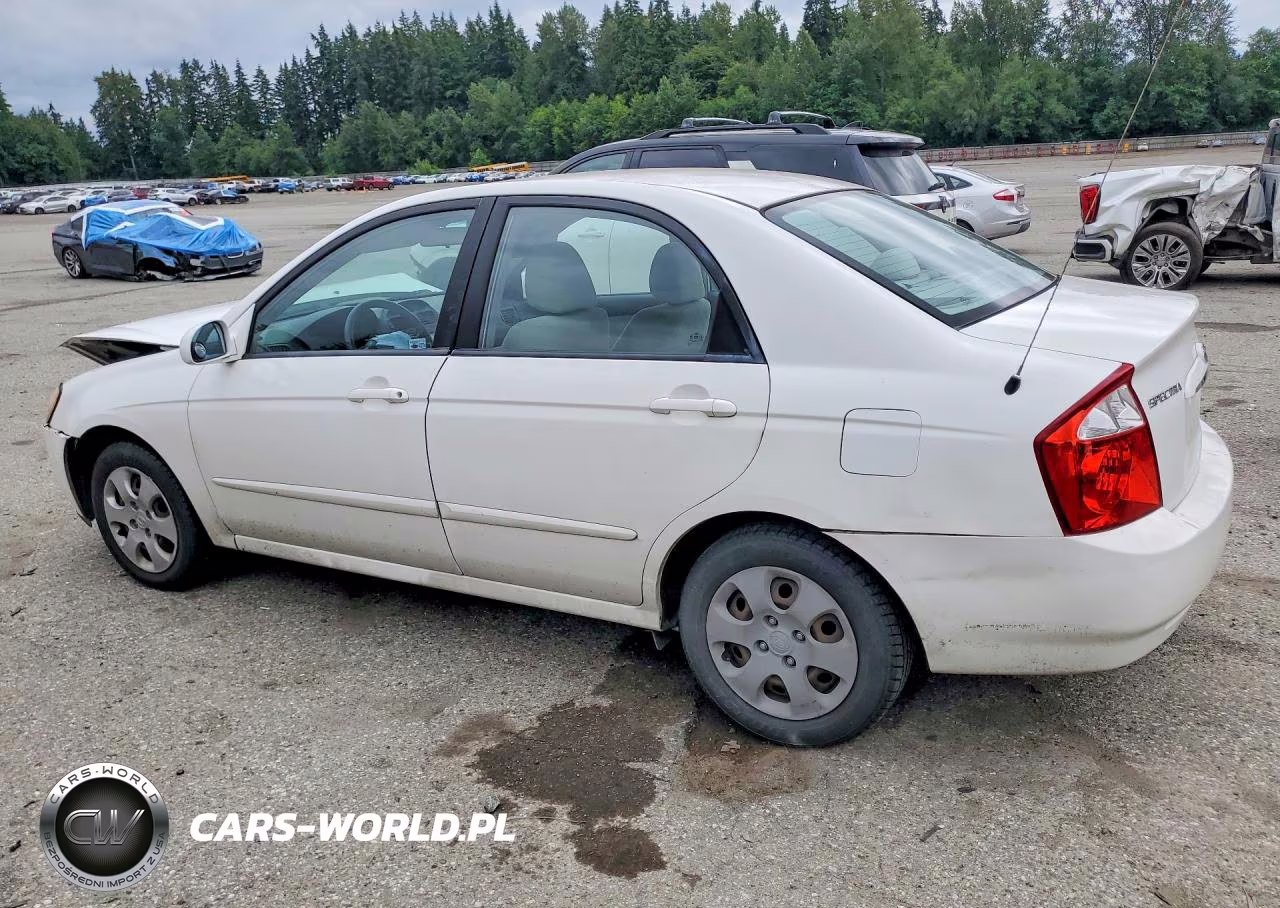2005 Kia Spectra Lx VIN:KNAFE121855139338 - 2