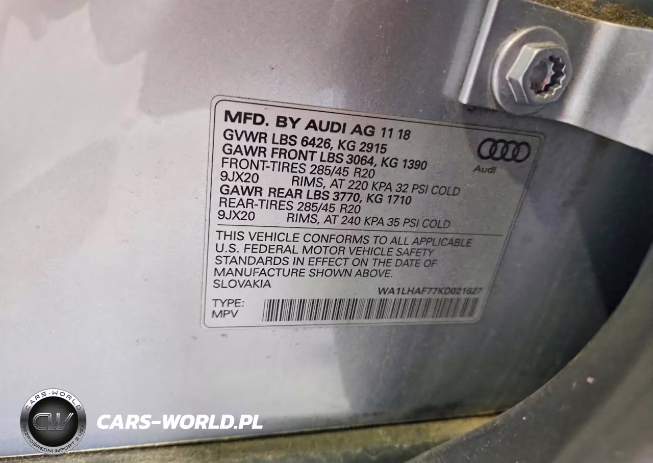 2019 Audi Q7 Premium Plus VIN:WA1LHAF77KD021627 - 13