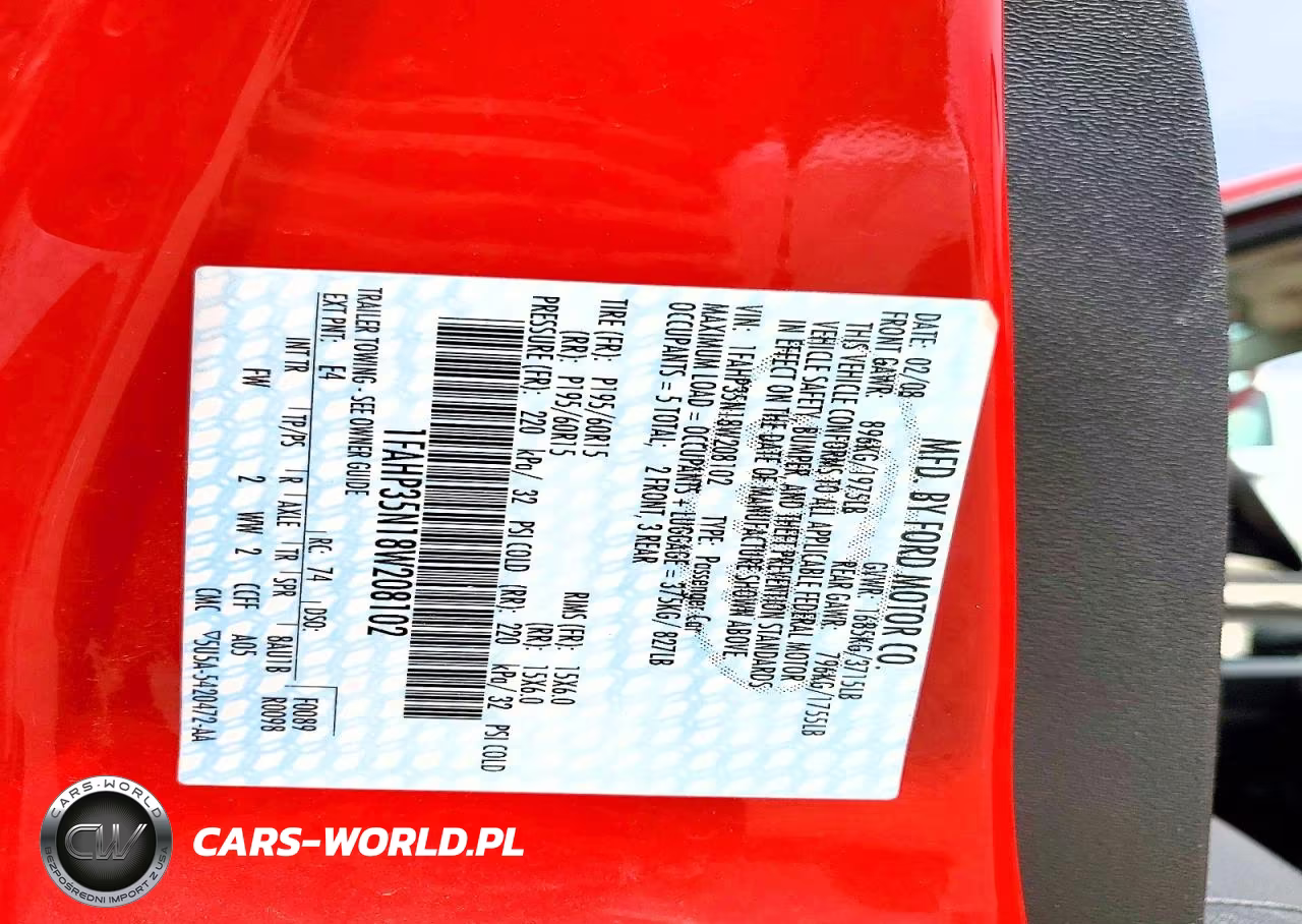 2008 Ford Focus Se VIN:1FAHP35N18W208102 - 12