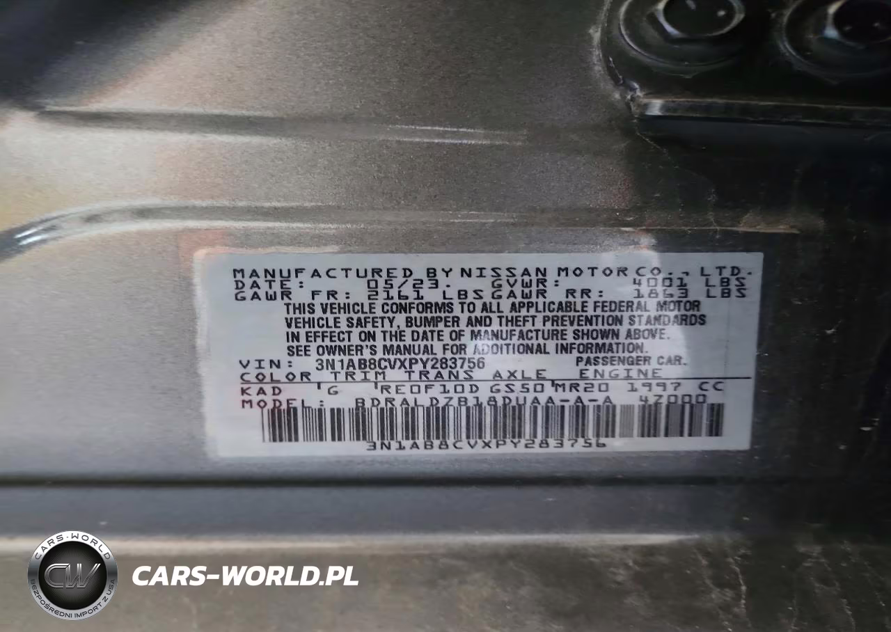 2023 Nissan Sentra Sv VIN:3N1AB8CVXPY283756 - 12