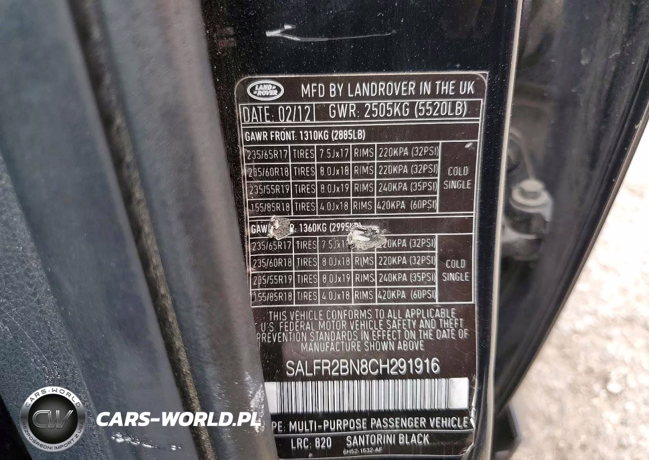 2012 Land Rover Lr2 Hse VIN:SALFR2BN8CH291916 - 13