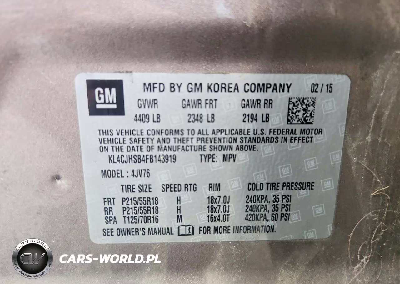 2015 Buick Encore Premium VIN:KL4CJHSB4FB143919 - 13