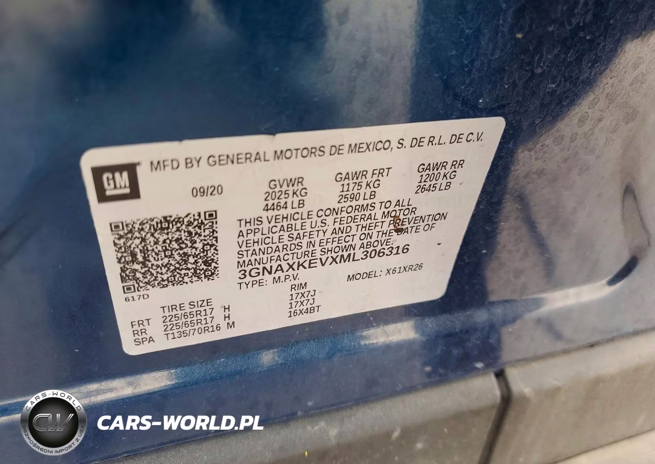 2021 Chevrolet Equinox Lt VIN:3GNAXKEVXML306316 - 13