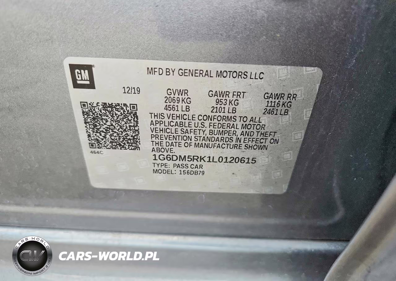 2020 Cadillac Ct5 Luxury VIN:1G6DM5RK1L0120615 - 12