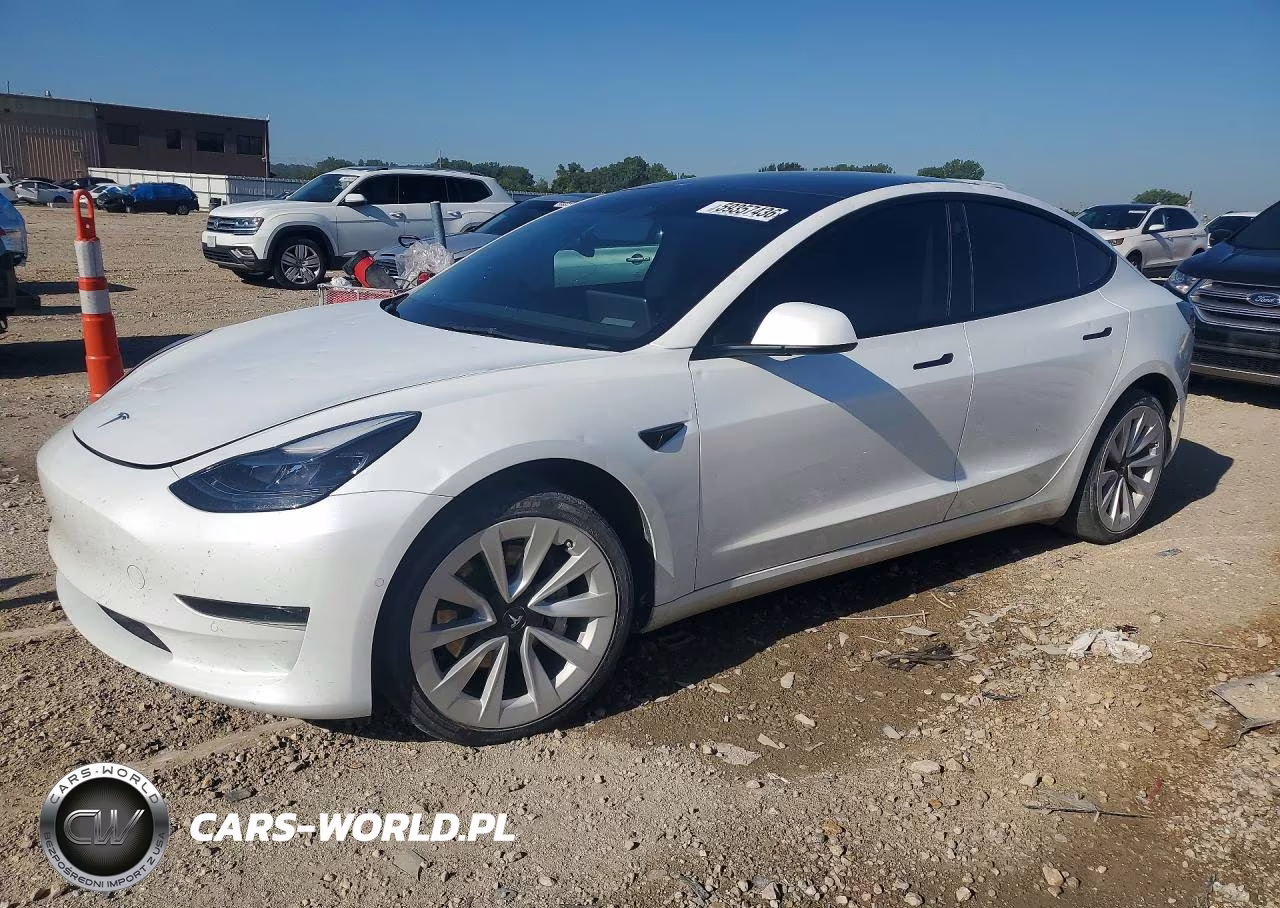 2022 Tesla Model 3 VIN:5YJ3E1EAXNF354302 - 1