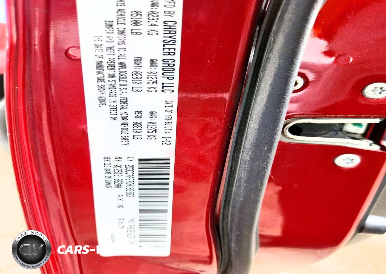 2012 Chrysler 300 VIN:2C3CCAAG7CH193063 - 12