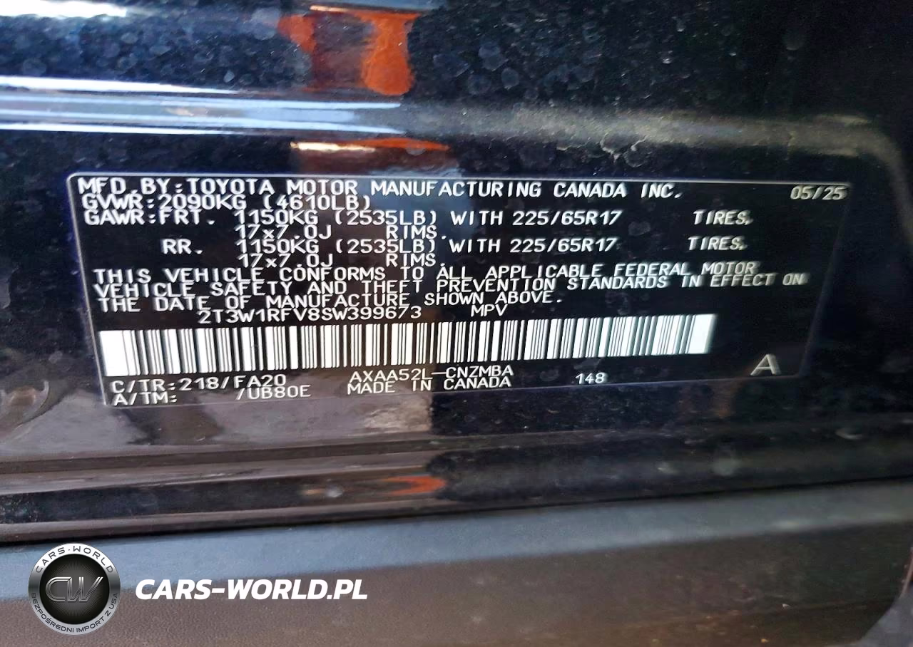 2025 Toyota Rav4 Xle VIN:2T3W1RFV8SW399673 - 13