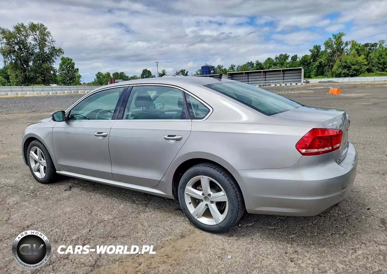 2013 Volkswagen Passat Se VIN:1VWBP7A34DC018797 - 2