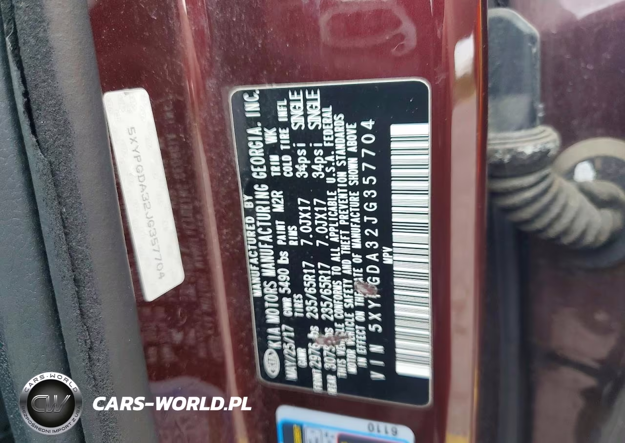 2018 Kia Sorento Lx VIN:5XYPGDA32JG357704 - 14