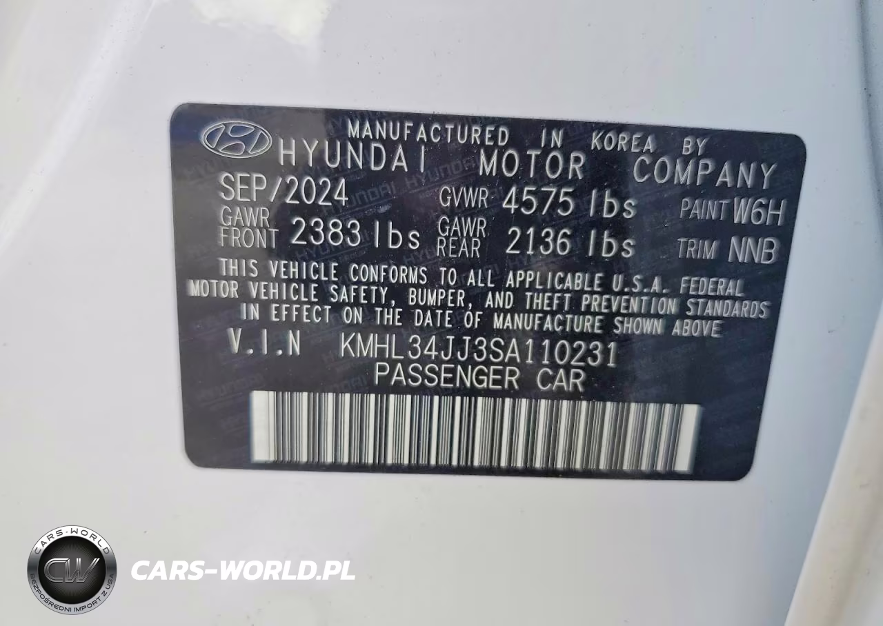 2025 Hyundai Sonata Hybrid Sel VIN:KMHL34JJ3SA110231 - 12