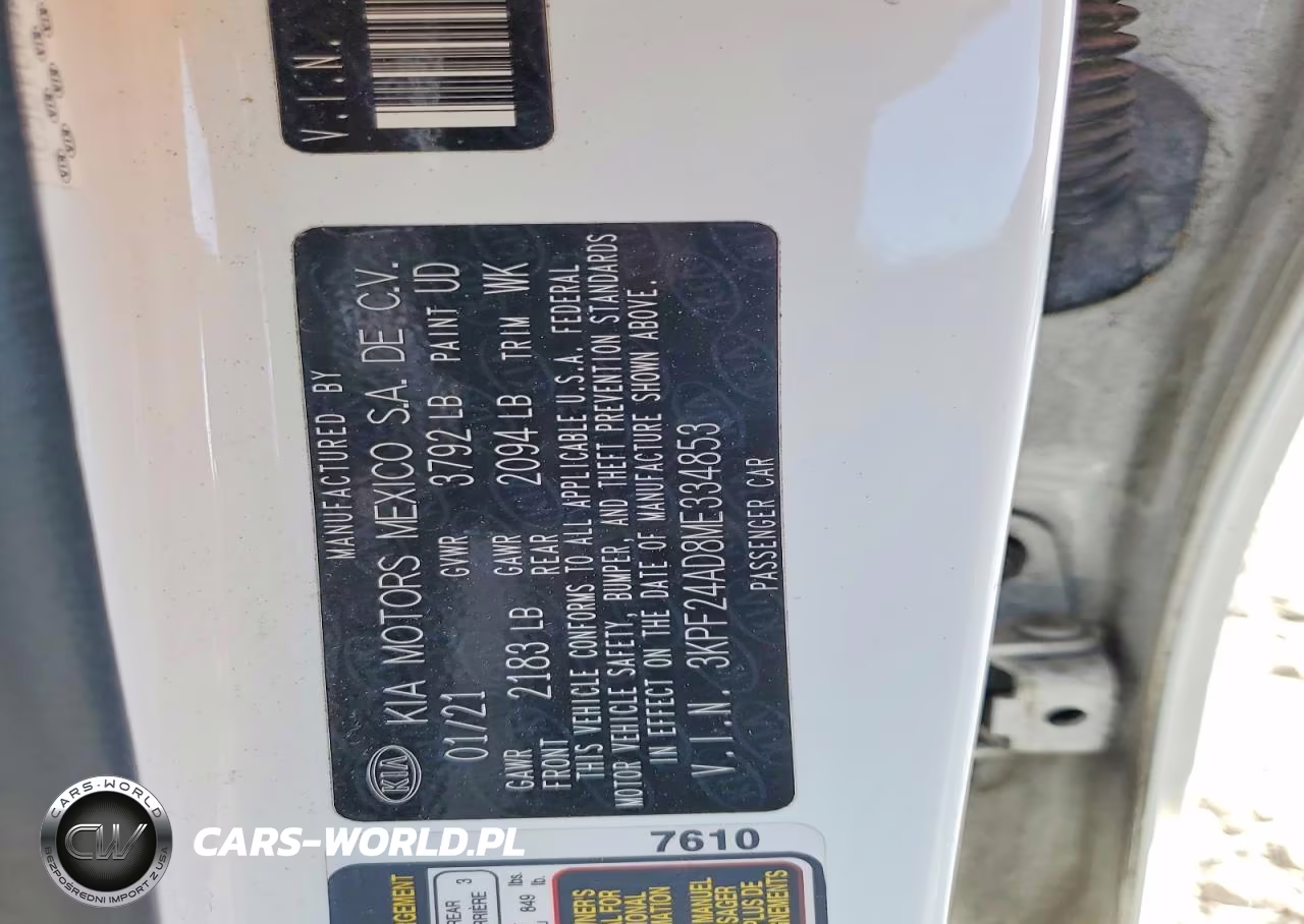 2021 Kia Forte Lxs VIN:3KPF24AD8ME334853 - 12