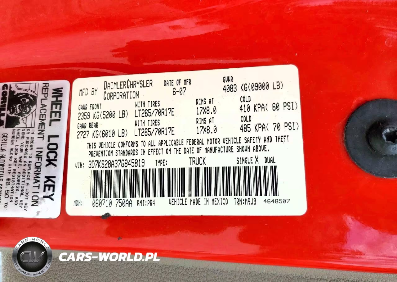 2007 Dodge Ram 2500 St-Slt VIN:3D7KS28A37G845819 - 12